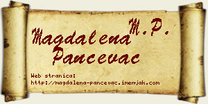 Magdalena Pančevac vizit kartica